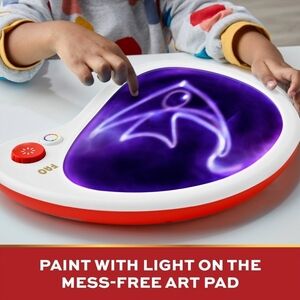 Nib FAO Schwarz Mess-Free Glow Palette Musical LED Art Pad
